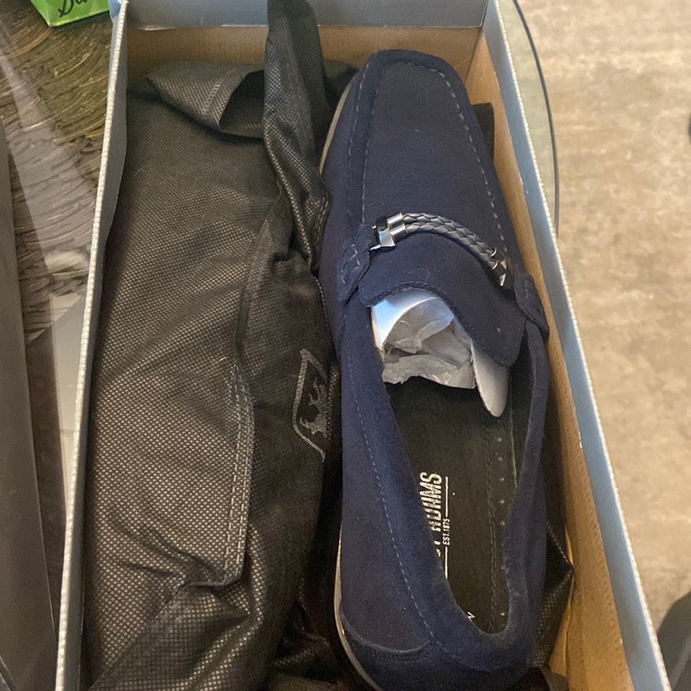Mens suede loafers